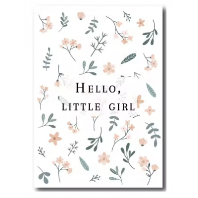 Ansichtkaart | Hello little girl